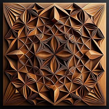 3D model geometric pattern (STL)